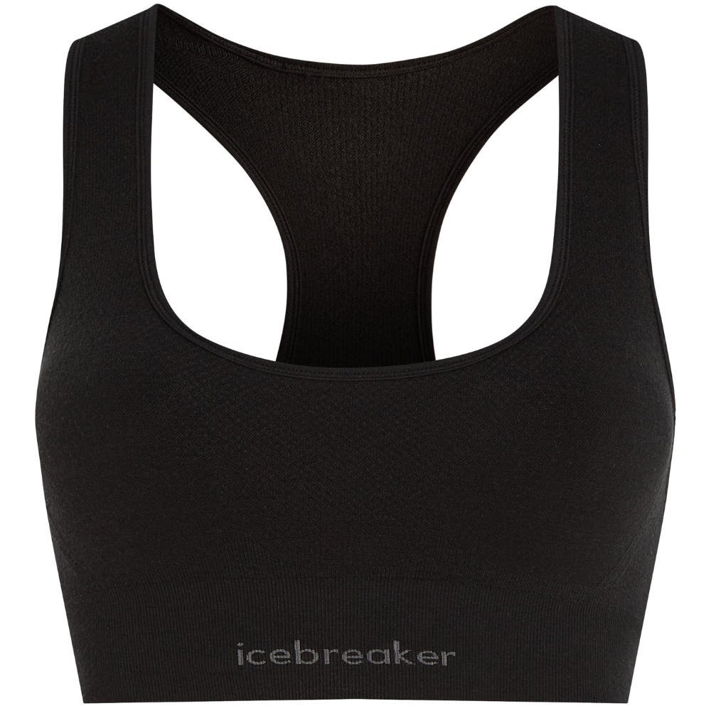 Icebreaker W's Merino Blend 260 Zoneknit™ Seamless Bra Black