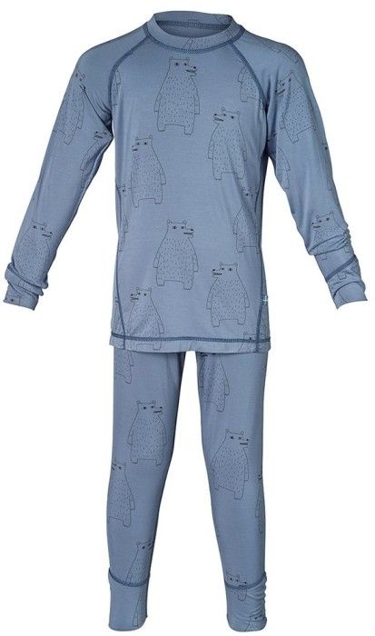 Isbjörn Polarbear Set Baselayer Kids Lagoon