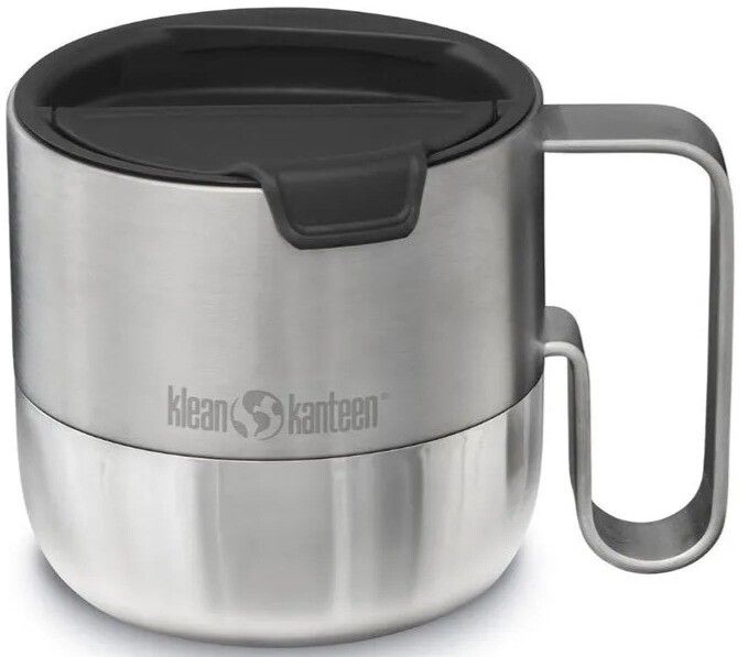 Klean Kanteen Rise Mug 414ml (w/Flip Lid) Brushed Stainless