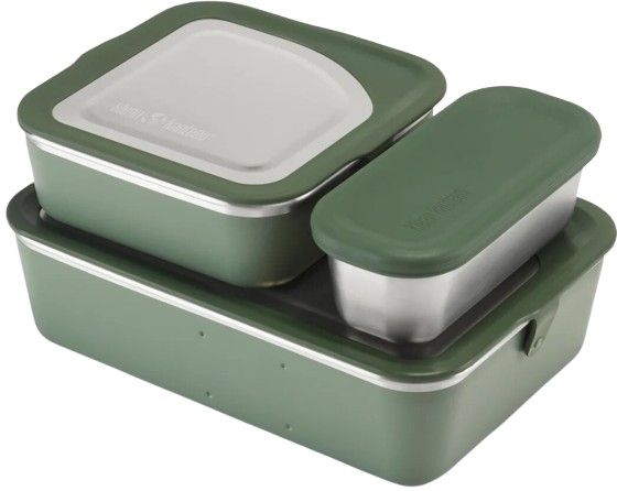 Klean Kanteen Family Set (Big Meal, Lunch, Snack) Sea Spray