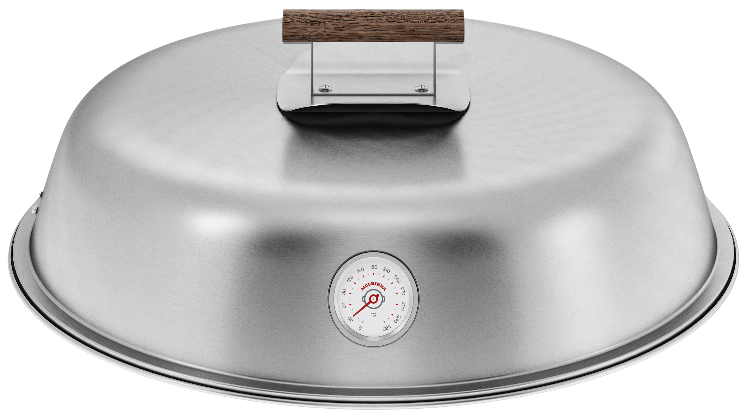 Muurikka kansi lämpömittarilla, Ø 78