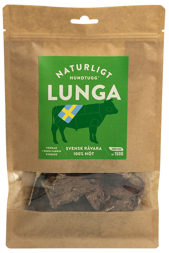 Naturligt Hundtugg Nötlunga 150 g