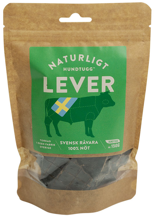 Naturligt Hundtugg Nötlever 150 g