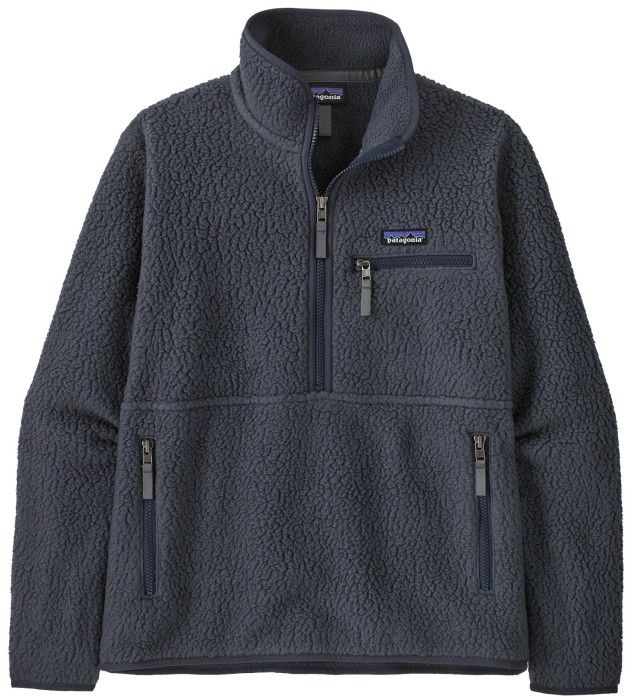 Patagonia W's Retro Pile Marsupial Pullover Smolder Blue