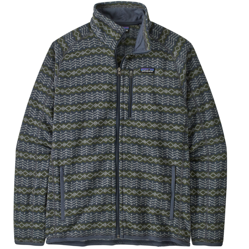 Patagonia M's Better Sweater Jacket Woven Together: Smolder Blue
