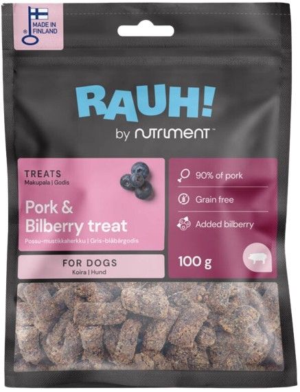 RAUH! Pork Bilberry Treat 100 g