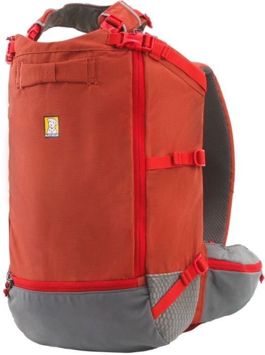 RuffWear Hitch Hiker Dog Backpack Carrier Red Clay