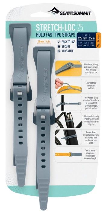 Sea to Summit Sea To Summit Strap Stretch-Loc TPU 20x625 mm 2-pack Dusk