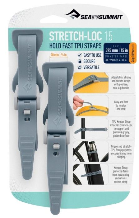 Sea To Summit Strap Stretch-Loc TPU 20x375 mm 2-pack