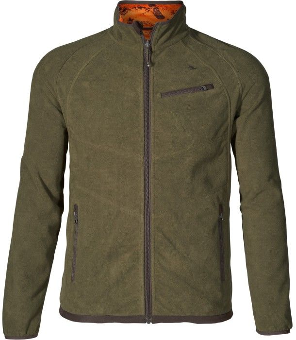 Seeland M's Vantage Reversible Fleece Pine Green/InVis Orange Blaze