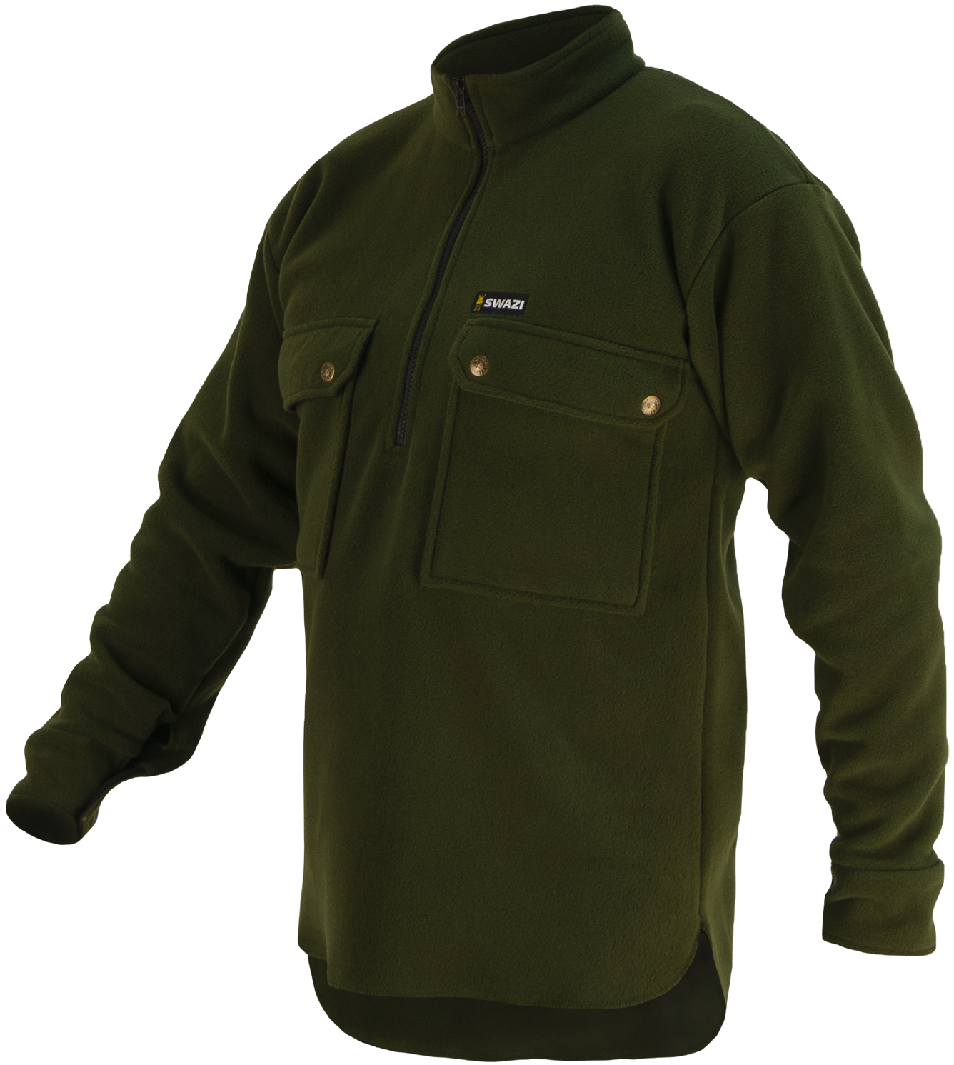 Swazi Back 40 fleecetakki, tummanvihreä