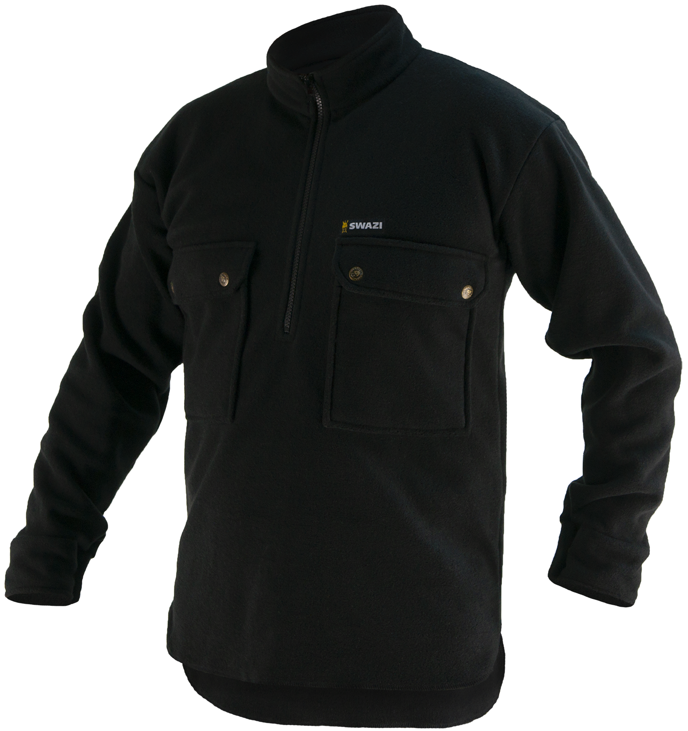 Swazi Back 40 Shirt Black