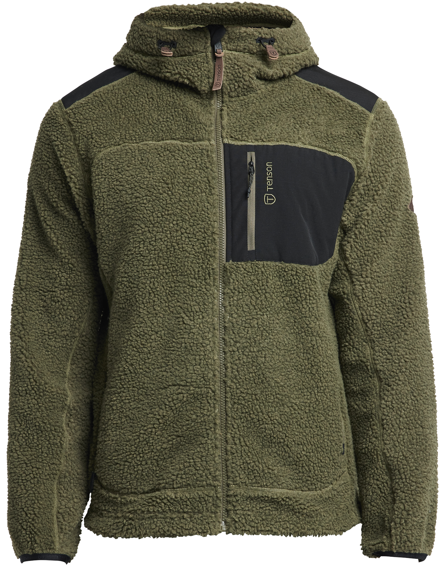 Tenson M's Himalaya Teddy Fleece Hood Grape leaf