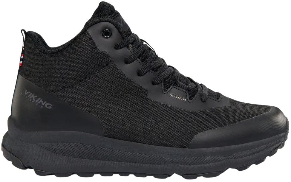 Viking Men Stride Mid Waterproof Black