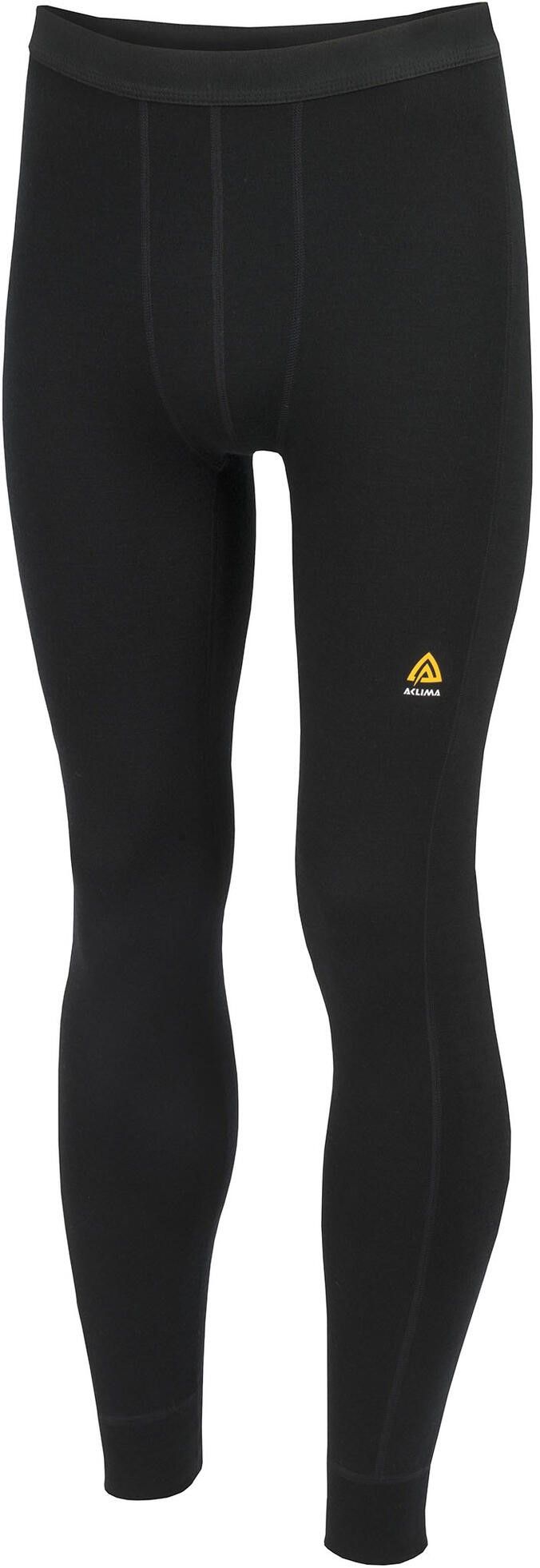 Aclima M's WarmWool Longs Jet Black
