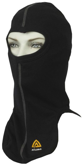 Aclima WarmWool Balaclava Jet Black