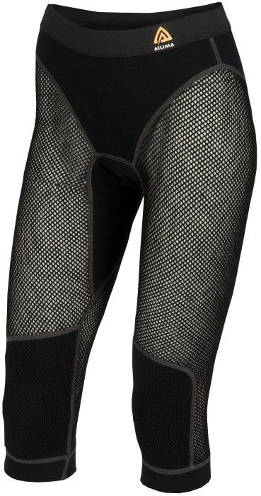 Aclima WoolNet naisten kerrastohousut ¾-lahkeilla, musta