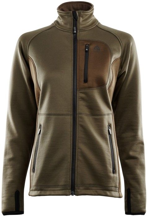 Aclima W's WoolShell Jacket Capers/Dark Earth