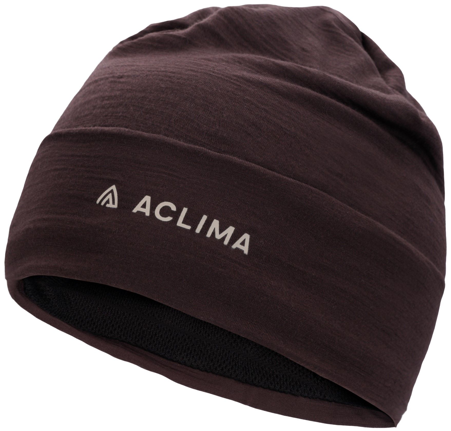 Aclima WoolNet Light Beanie Chocolate Plum