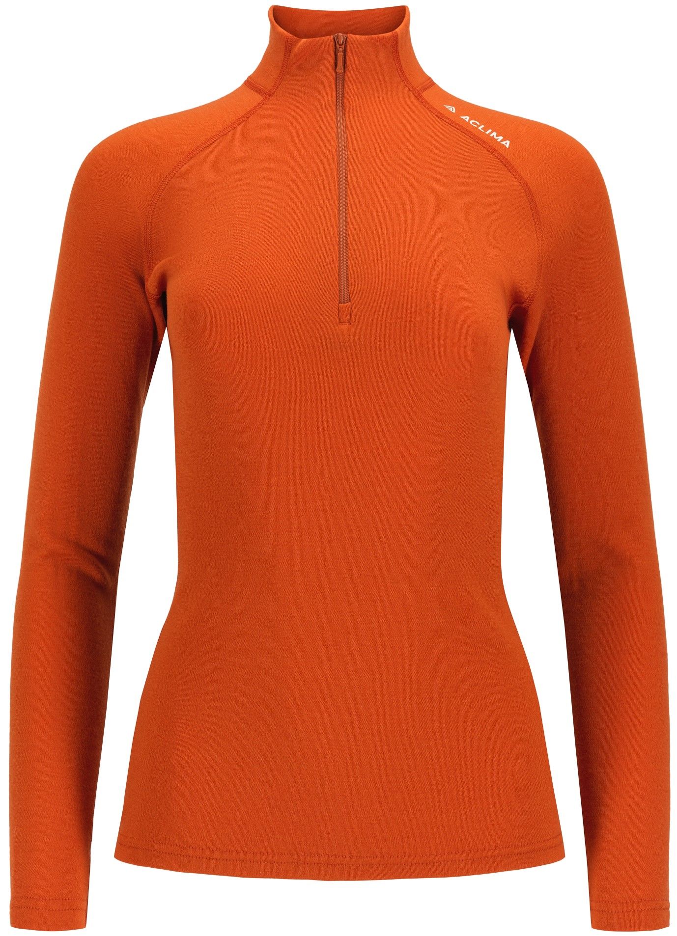 Aclima WarmWool Mockneck W's Gold Flame
