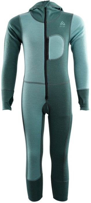 Aclima Kids WarmWool Overall North Atlantic / Reef Waters