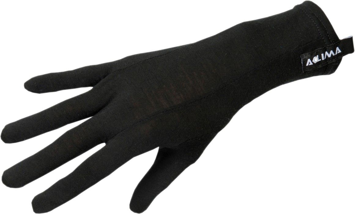 Aclima LightWool Liner Gloves Jet Black