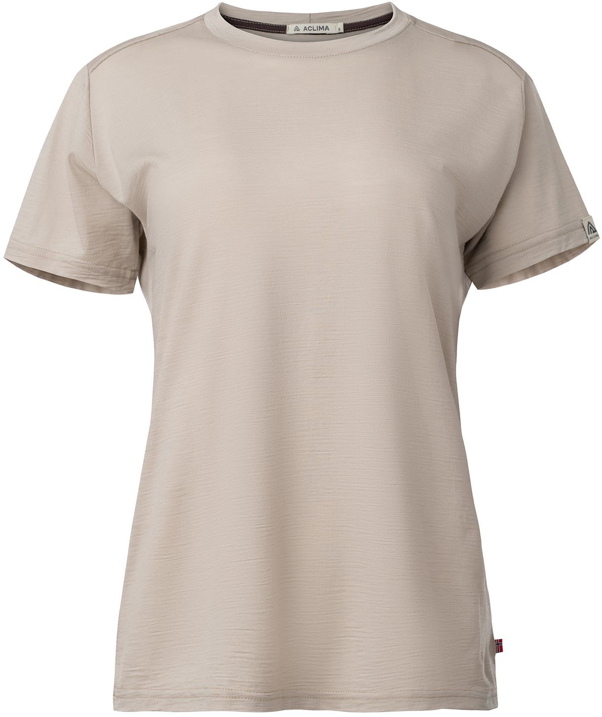 Aclima LightWool 180 Classic Tee W's Simply Taupe