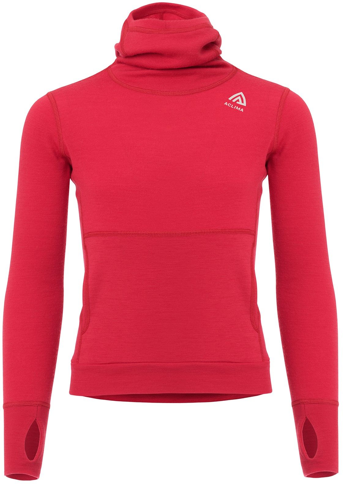Aclima WarmWool Hoodsweater Kids Jester Red