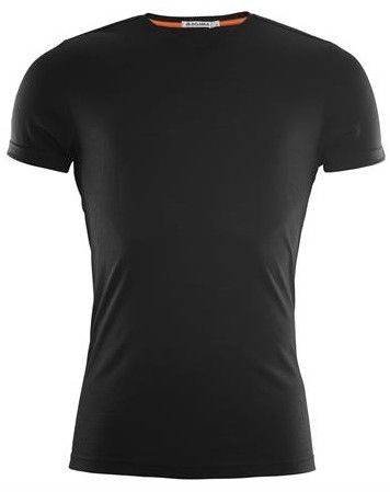 Aclima LightWool T-Shirt V-Neck Man Jet Black