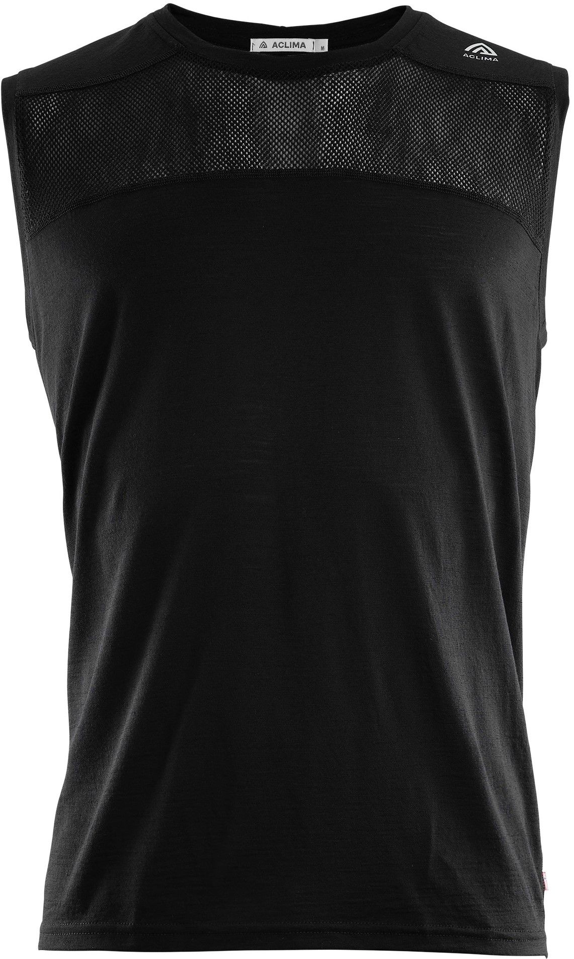 Aclima M's Lightwool Sports Singlet Jet Black