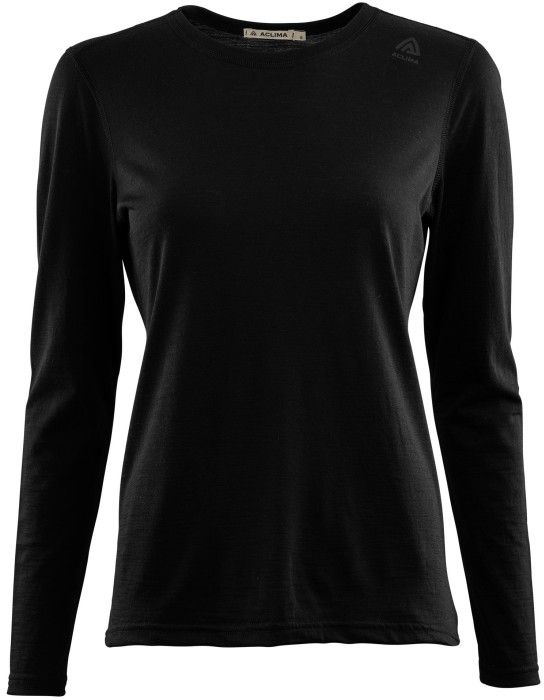 Aclima W's LightWool Undershirt Long Jet Black