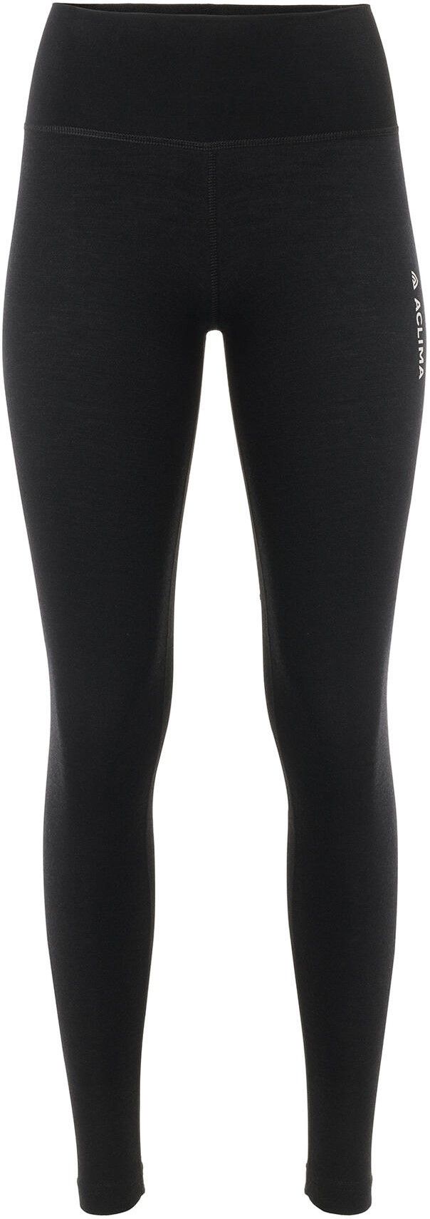 Aclima WarmWool Longs High Waist Woman Jet Black