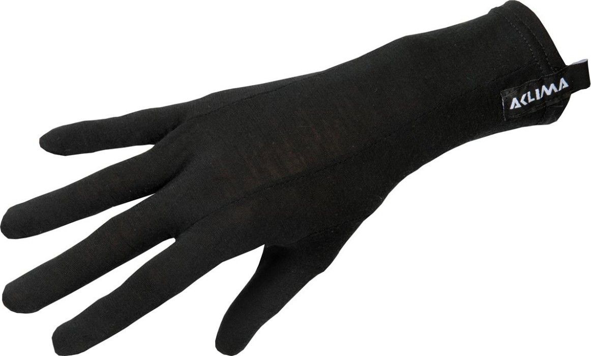 Aclima HotWool Heavy Liner Gloves Unisex Jet Black