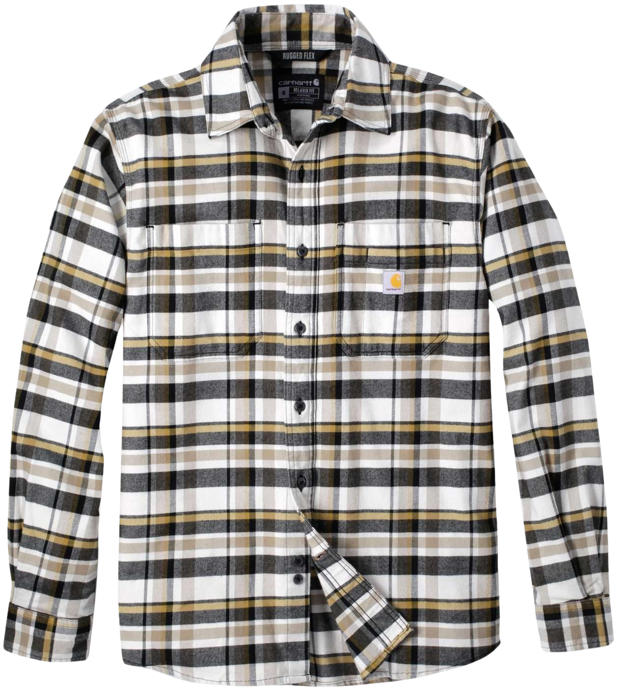 Carhartt Workwear Flannel L/S Plaid Shirt paita, Malt