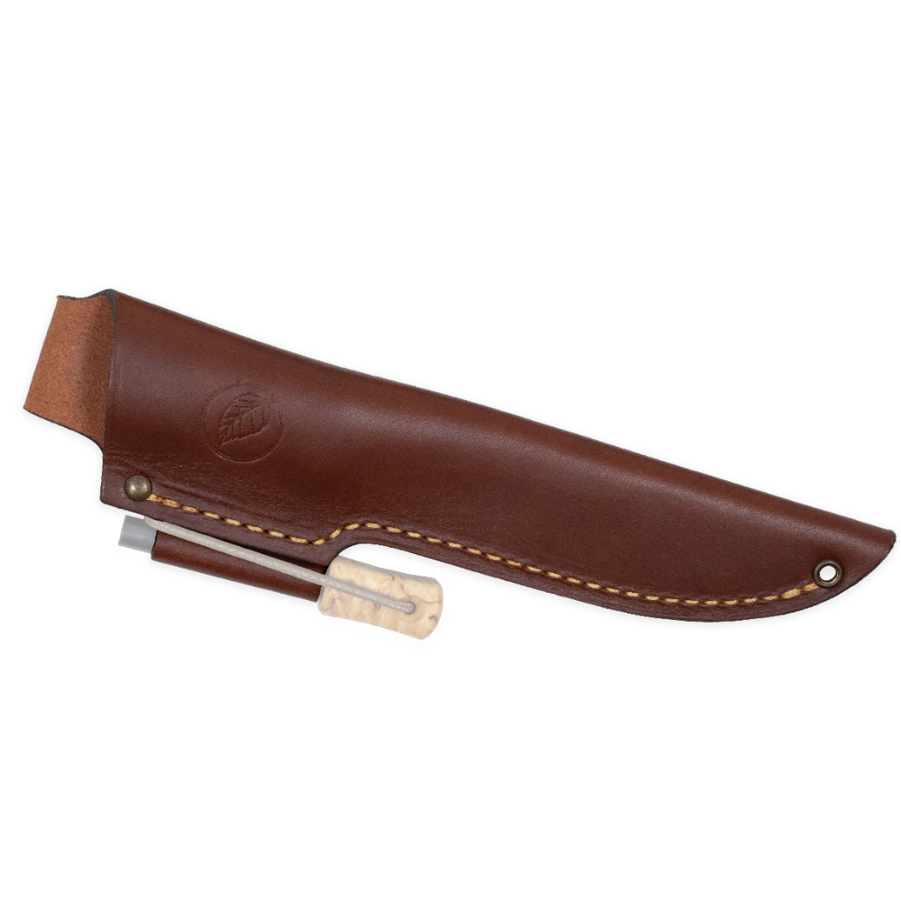 Casstr&ouml;m No.14 Bushcraft Fodral Swedish Forest Knife Cognac