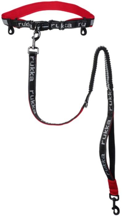 Rukka Hike Belt+Leash M Red