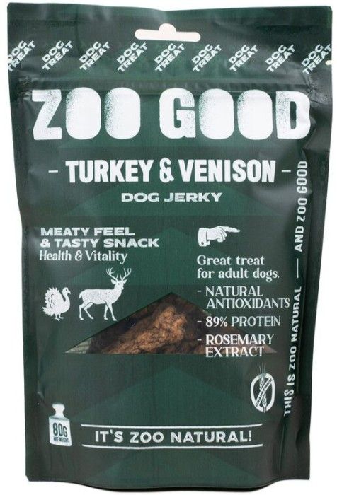 Zoo Good Jerky Turkey & Venison 80 g