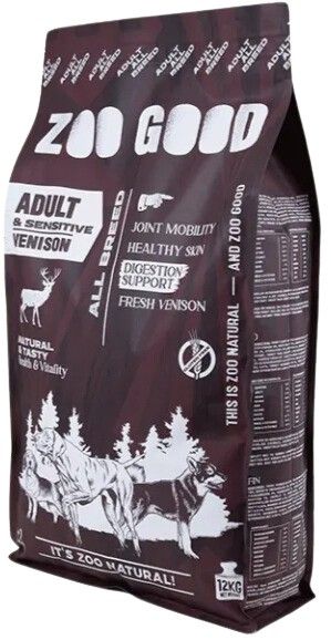 Zoo Good Venison Sensitive Adult All Breed 12 kg