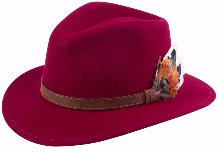 Alan Paine Richmond Felt Hat Wine