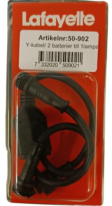 Lafayette Batterikabel 1 Till 2 För Bp-50 & Bp-100
