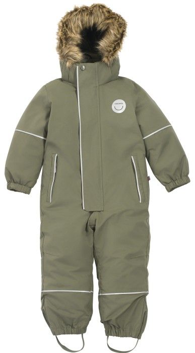 Viking Play Winter Playsuit Thermal Kids Olive