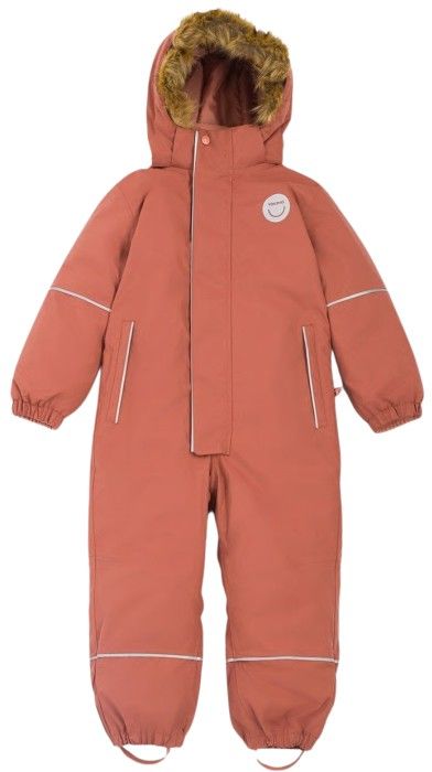 Viking Play Winter Playsuit Thermal Kids Dark Pink
