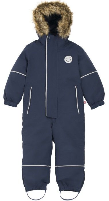Viking Play Winter Playsuit Thermal Kids Navy