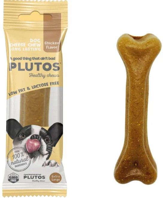 PLUTOS Ost & Kyckling Hundtugg Small