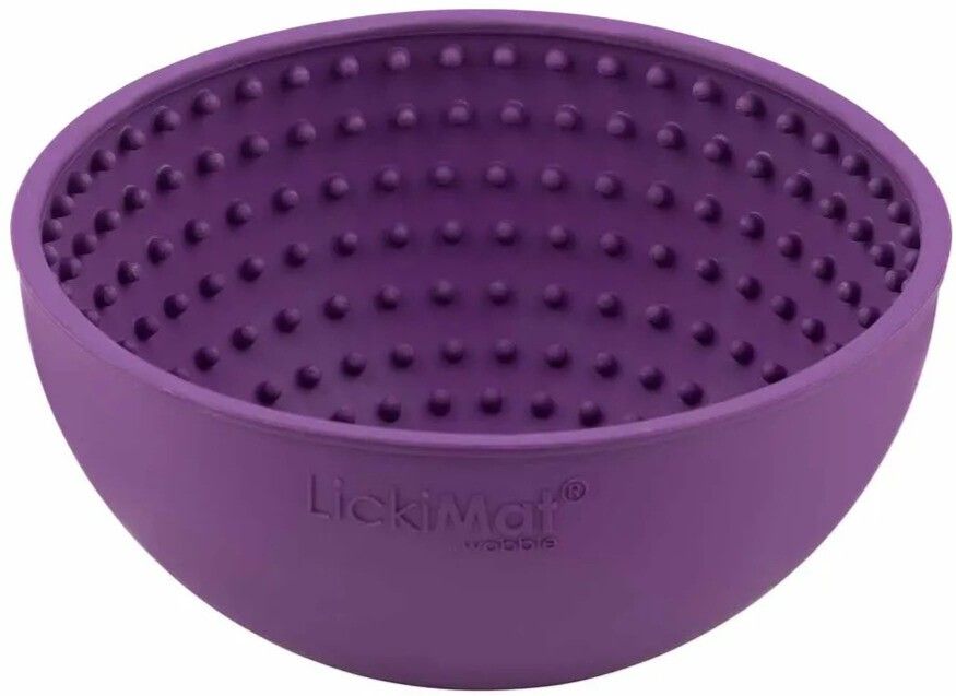 Lickimat Hundskål Wobble 17x17x8 cm