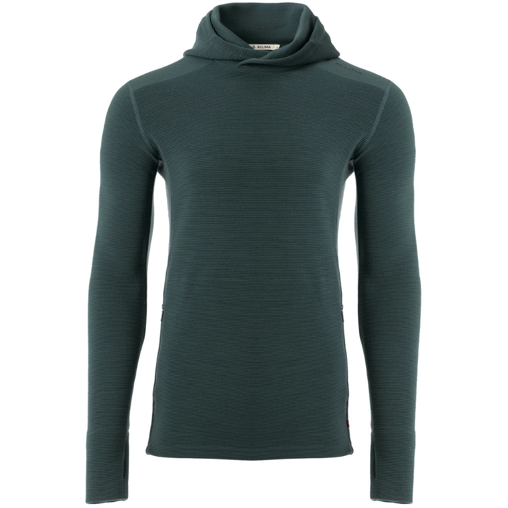 Aclima Ms Streamwool Hoodie Green Gables