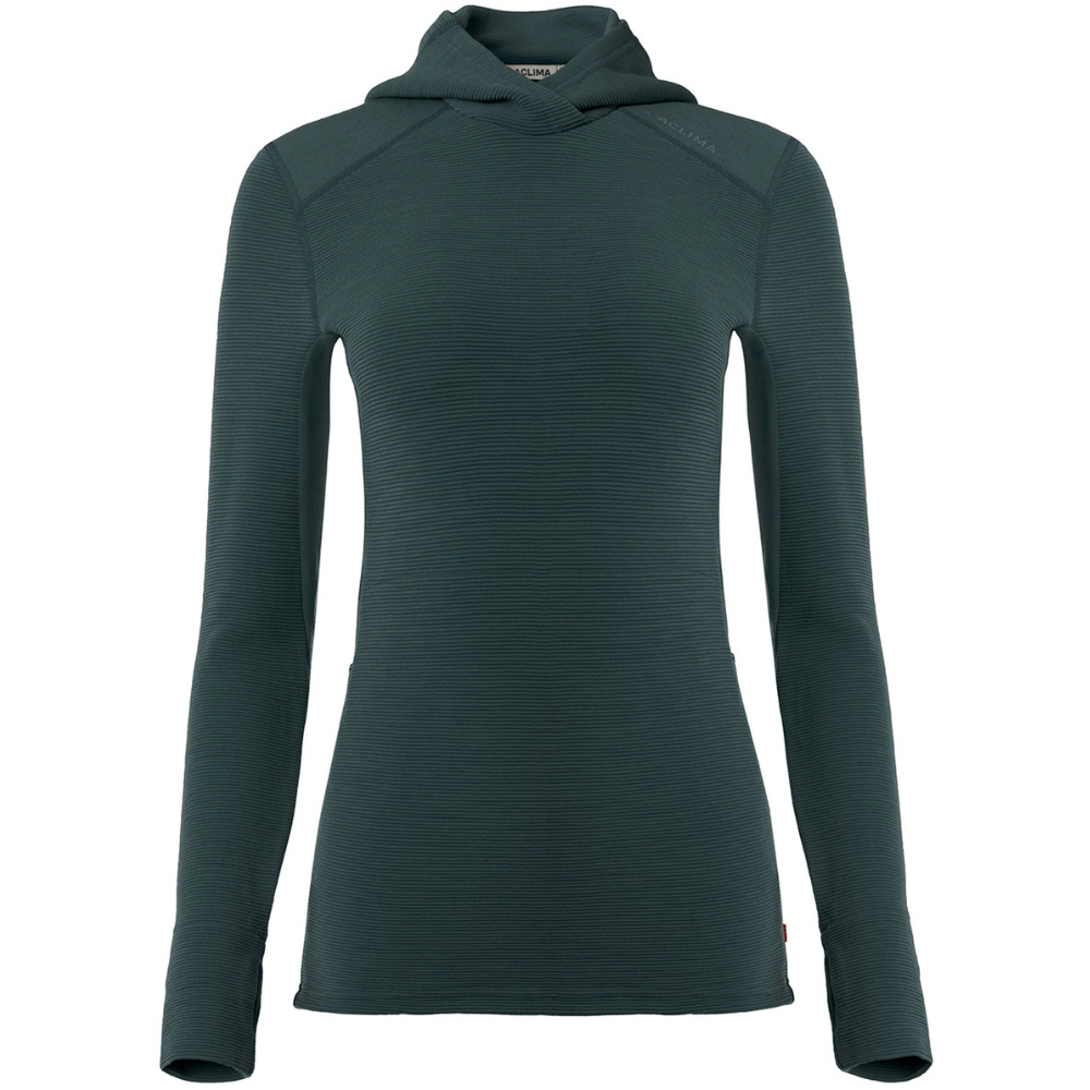 Aclima Ws Streamwool Hoodie Green Gables