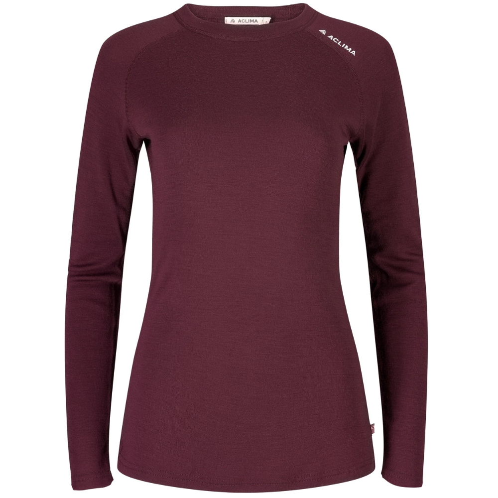 Aclima W's Warmwool Crewneck Fig