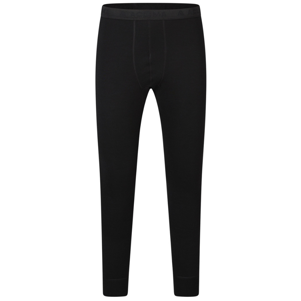 Aclima M's Fleecewool V2 Longs Jet Black