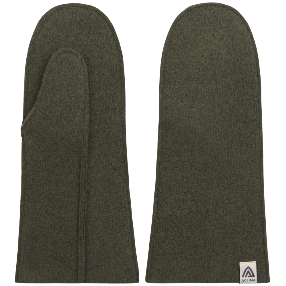 Aclima Reborn Felted Mittens Forest Melange